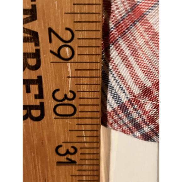 Rolla's Plaid Bootcut Pants •Women M/ 10• High Rise Pomegranate Casual Rollas - Picture 10 of 16